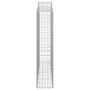 Συρματοκιβώτια Τοξωτά 25 τεμ. 200x30x140/160 εκ. Γαλβαν. Ατσάλι - Pakobazaar