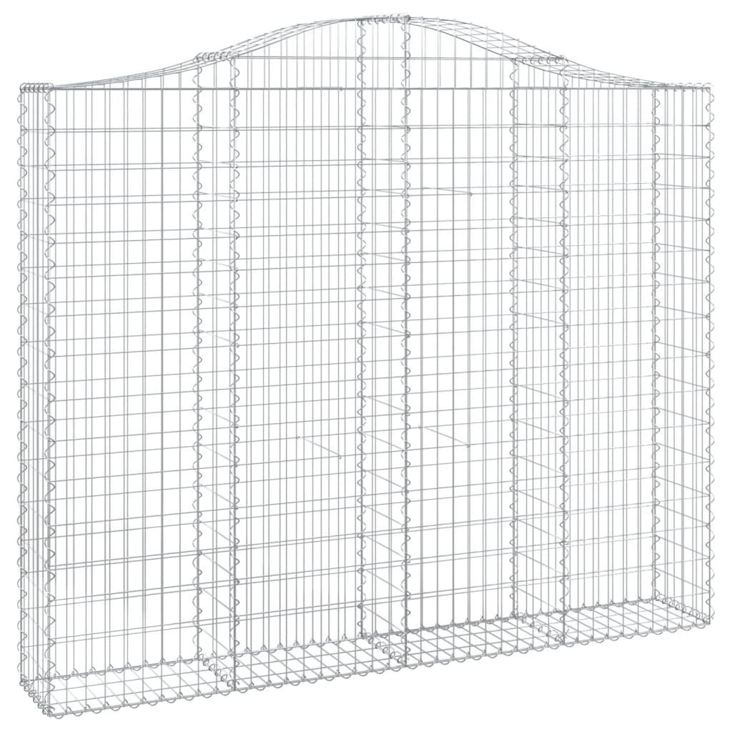 Συρματοκιβώτια Τοξωτά 13 τεμ. 200x30x160/180 εκ. Γαλβαν. Ατσάλι - Pakobazaar