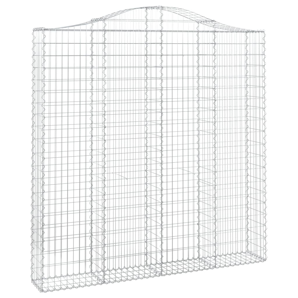 Συρματοκιβώτια Τοξωτά 13 τεμ. 200x30x200/220 εκ. Γαλβαν. Ατσάλι