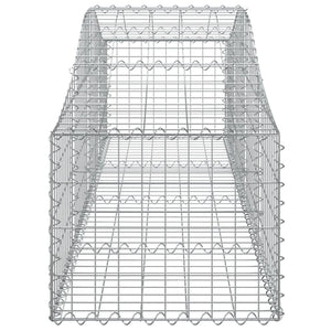 Συρματοκιβώτια Τοξωτά 3 τεμ. 200x50x40/60 εκ. Γαλβαν. Ατσάλι