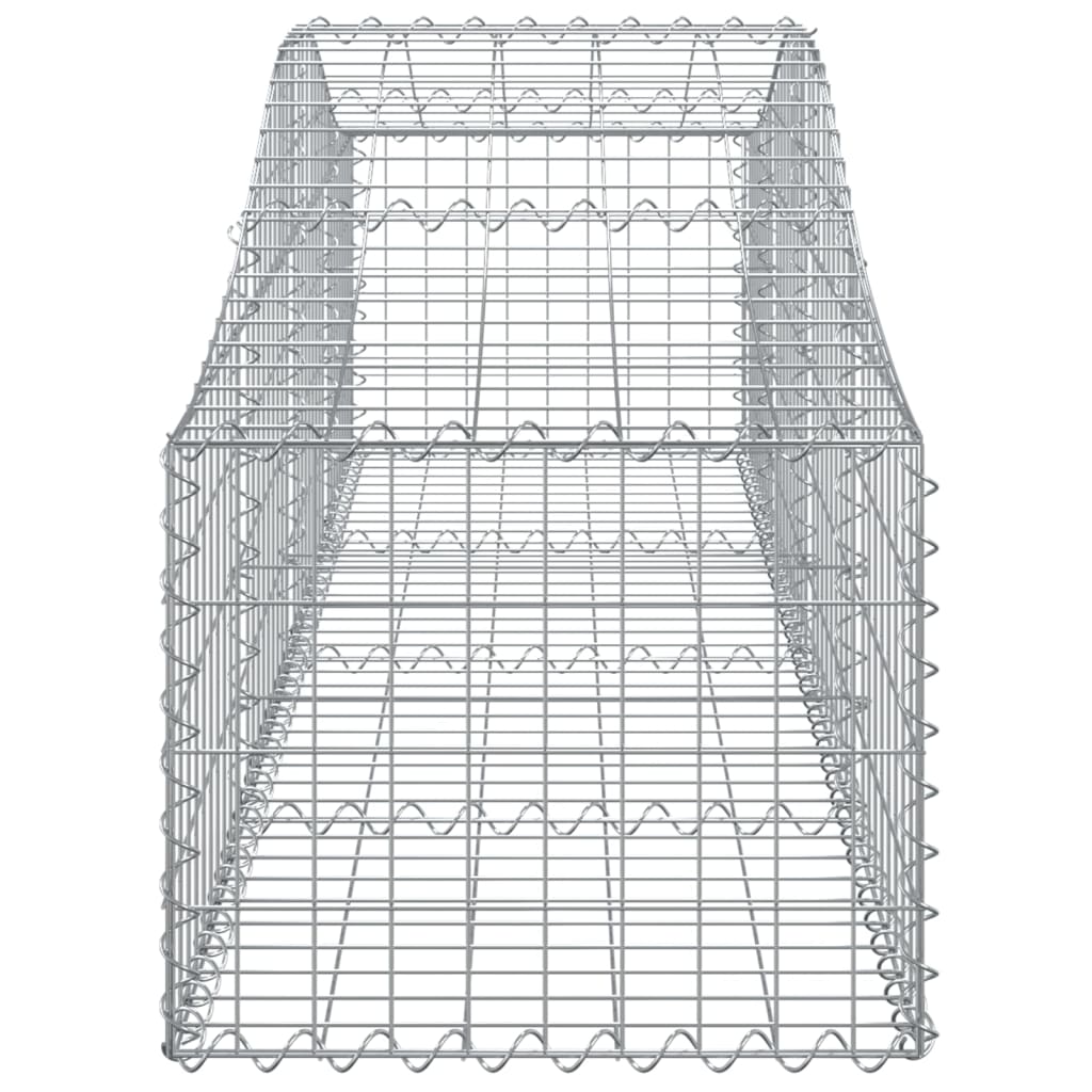 Συρματοκιβώτια Τοξωτά 25 τεμ. 200x50x40/60 εκ. Γαλβαν. Ατσάλι