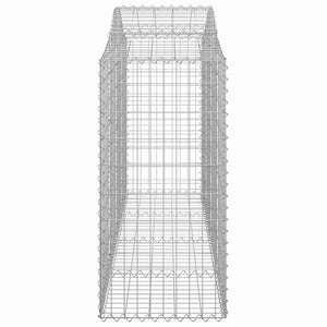 Συρματοκιβώτια Τοξωτά 8 τεμ. 200x50x100/120 εκ. Γαλβαν. Ατσάλι