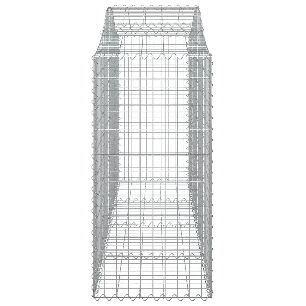 Συρματοκιβώτια Τοξωτά 10 τεμ. 200x50x100/120 εκ. Γαλβαν. Ατσάλι