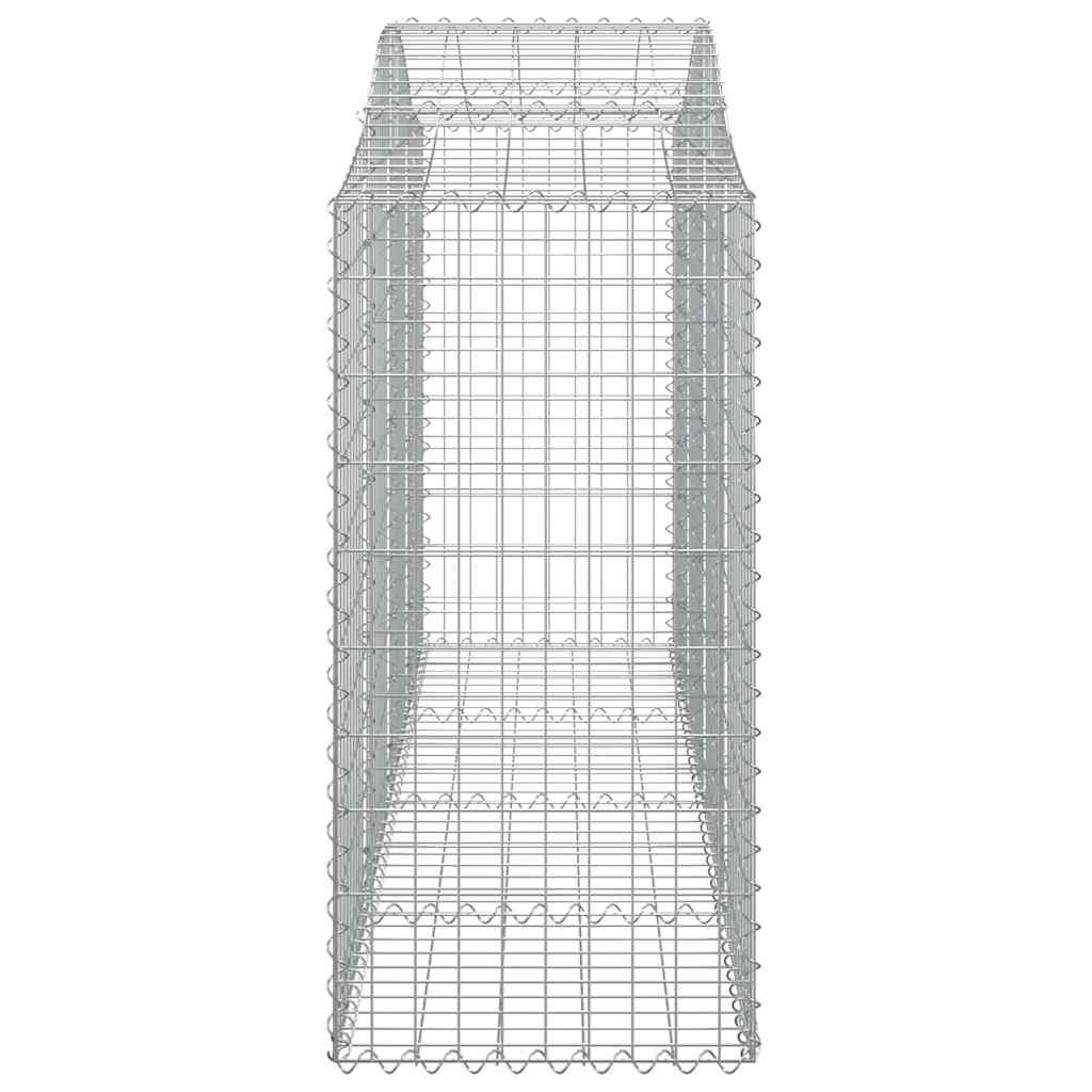 Συρματοκιβώτια Τοξωτά 18 τεμ. 200x50x100/120 εκ. Γαλβαν. Ατσάλι