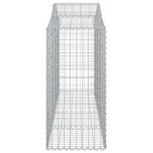 Συρματοκιβώτια Τοξωτά 8 τεμ. 200x50x120/140 εκ. Γαλβαν. Ατσάλι