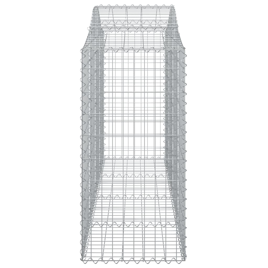 Συρματοκιβώτια Τοξωτά 12 τεμ. 200x50x120/140 εκ. Γαλβαν. Ατσάλι