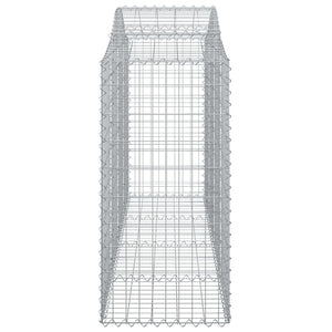 Συρματοκιβώτια Τοξωτά 25 τεμ. 200x50x120/140 εκ. Γαλβαν. Ατσάλι