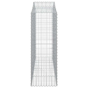 Συρματοκιβώτια Τοξωτά 12 τεμ. 200x50x140/160 εκ. Γαλβαν. Ατσάλι