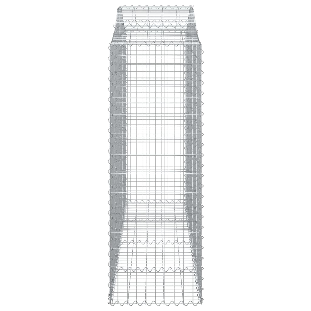 Συρματοκιβώτια Τοξωτά 50 τεμ. 200x50x140/160 εκ. Γαλβαν. Ατσάλι