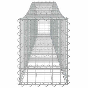Συρματοκιβώτια Τοξωτά 3 τεμ. 400x30x40/60 εκ. Γαλβαν. Ατσάλι