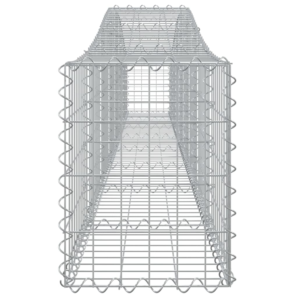 Συρματοκιβώτια Τοξωτά 6 τεμ. 400x30x40/60 εκ. Γαλβαν. Ατσάλι
