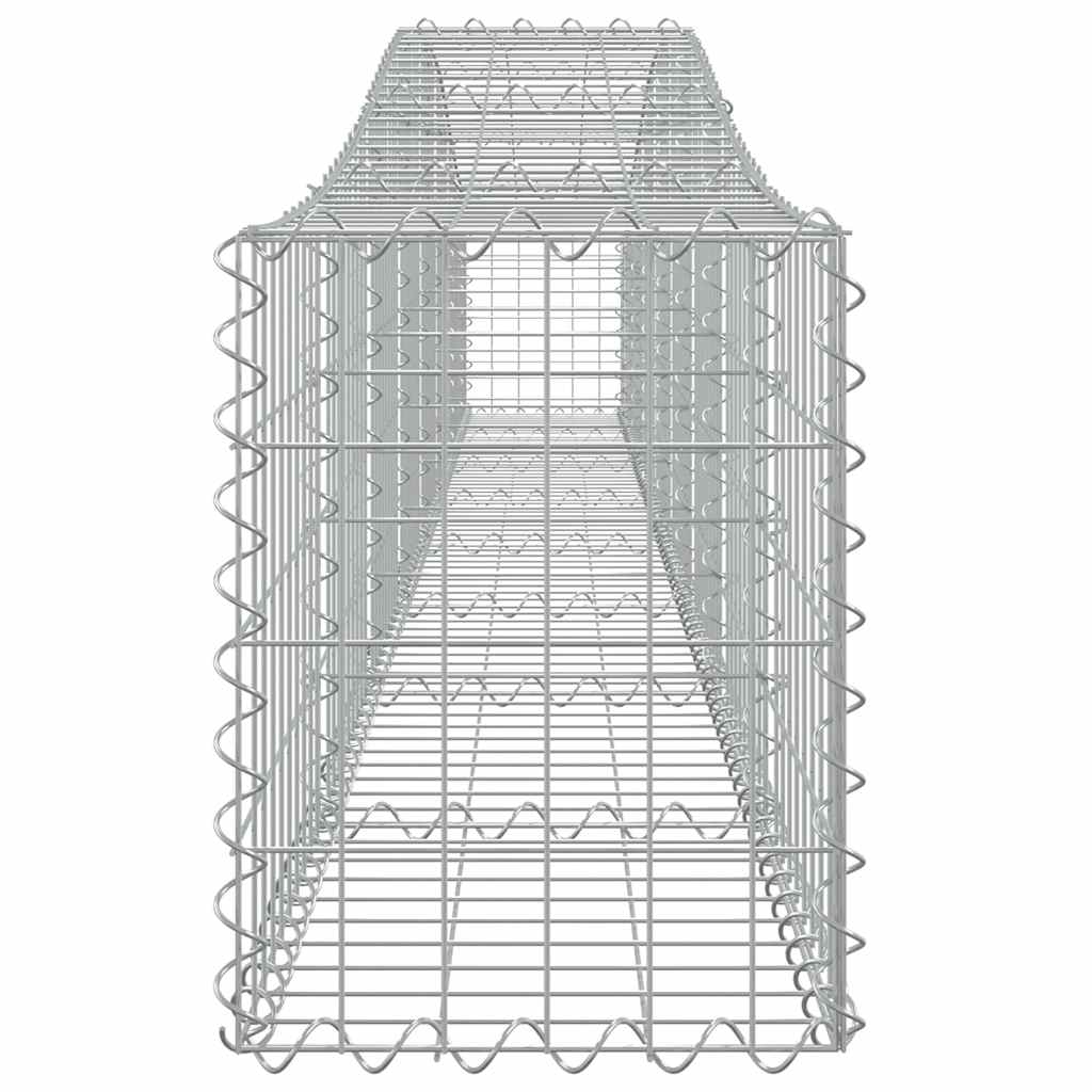 Συρματοκιβώτια Τοξωτά 9 τεμ. 400x30x40/60 εκ. Γαλβαν. Ατσάλι