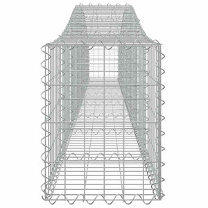 Συρματοκιβώτια Τοξωτά 9 τεμ. 400x30x40/60 εκ. Γαλβαν. Ατσάλι