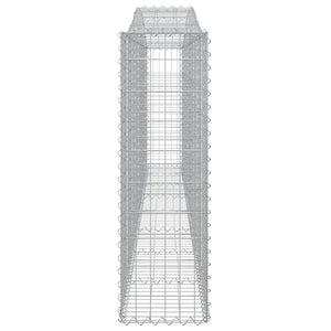 Συρματοκιβώτια Τοξωτά 5 τεμ. 400x30x100/120 εκ. Γαλβαν. Ατσάλι