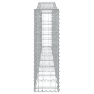 Συρματοκιβώτια Τοξωτά 6 τεμ. 400x30x100/120 εκ. Γαλβαν. Ατσάλι