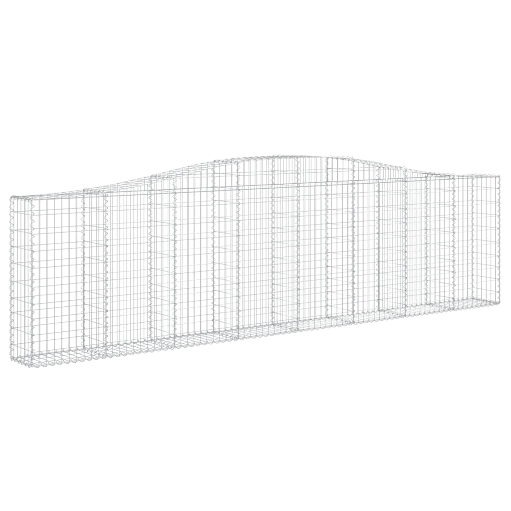 Συρματοκιβώτια Τοξωτά 9 τεμ. 400x30x100/120 εκ. Γαλβαν. Ατσάλι