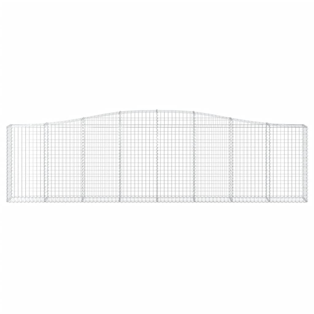 Συρματοκιβώτια Τοξωτά 25 τεμ. 400x30x100/120 εκ. Γαλβαν. Ατσάλι