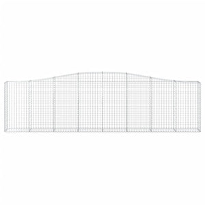 Συρματοκιβώτια Τοξωτά 25 τεμ. 400x30x100/120 εκ. Γαλβαν. Ατσάλι