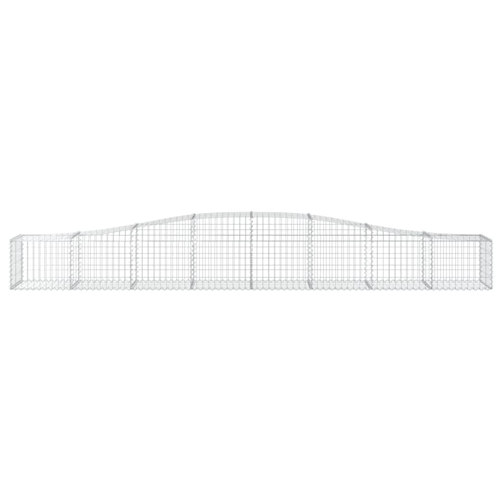 Συρματοκιβώτια Τοξωτά 6 τεμ. 400x50x40/60 εκ. Γαλβαν. Ατσάλι