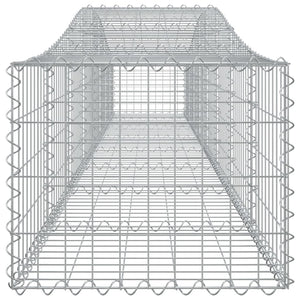 Συρματοκιβώτια Τοξωτά 7 τεμ. 400x50x40/60 εκ. Γαλβαν. Ατσάλι