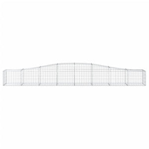 Συρματοκιβώτια Τοξωτά 10 τεμ. 400x50x40/60 εκ. Γαλβαν. Ατσάλι