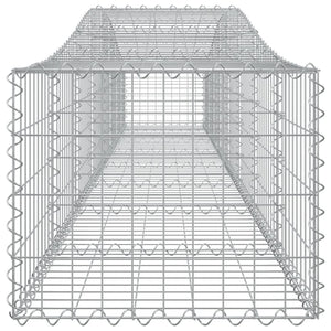Συρματοκιβώτια Τοξωτά 10 τεμ. 400x50x40/60 εκ. Γαλβαν. Ατσάλι