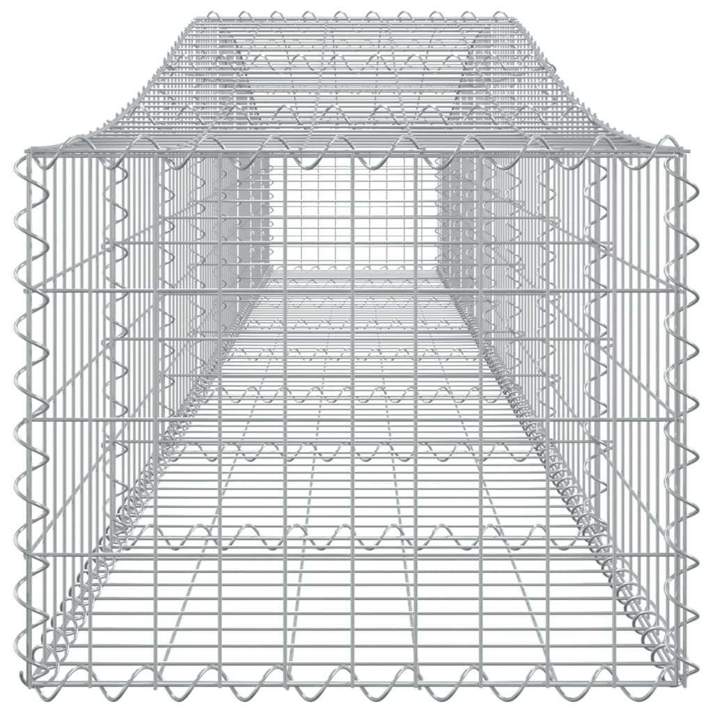 Συρματοκιβώτια Τοξωτά 20 τεμ. 400x50x40/60 εκ. Γαλβαν. Ατσάλι