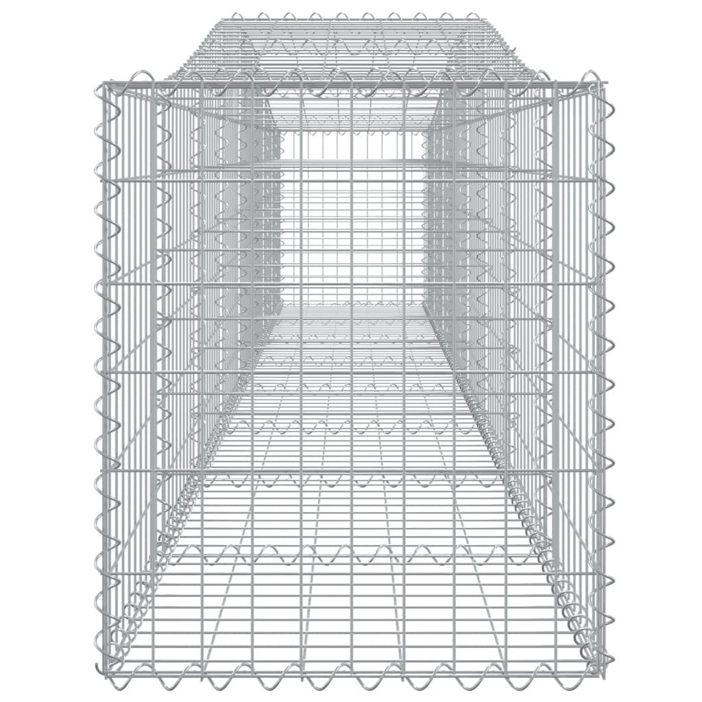 Συρματοκιβώτια Τοξωτά 5 τεμ. 400x50x60/80 εκ. Γαλβαν. Ατσάλι