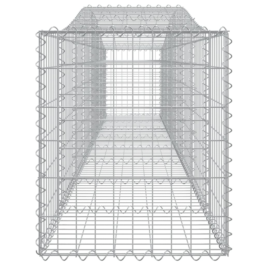 Συρματοκιβώτια Τοξωτά 15 τεμ. 400x50x60/80 εκ. Γαλβαν. Ατσάλι