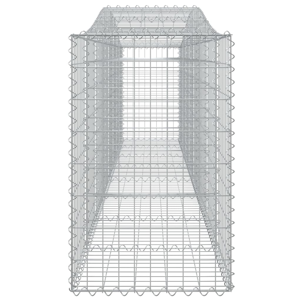 Συρματοκιβώτια Τοξωτά 15 τεμ. 400x50x80/100 εκ. Γαλβαν. Ατσάλι