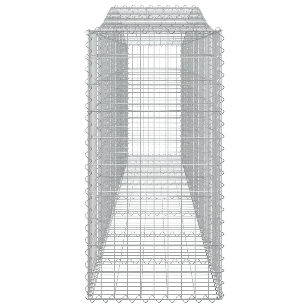 Συρματοκιβώτια Τοξωτά 5 τεμ. 400x50x100/120 εκ. Γαλβαν. Ατσάλι