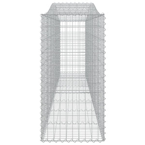 Συρματοκιβώτια Τοξωτά 5 τεμ. 400x50x100/120 εκ. Γαλβαν. Ατσάλι