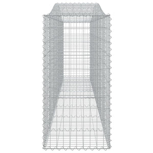 Συρματοκιβώτια Τοξωτά 7 τεμ. 400x50x100/120 εκ. Γαλβαν. Ατσάλι