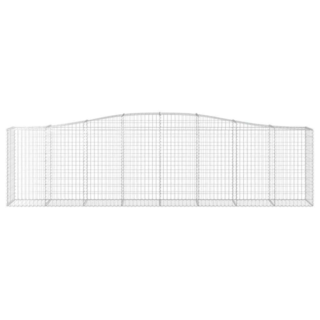 Συρματοκιβώτια Τοξωτά 10 τεμ. 400x50x100/120 εκ. Γαλβαν. Ατσάλι