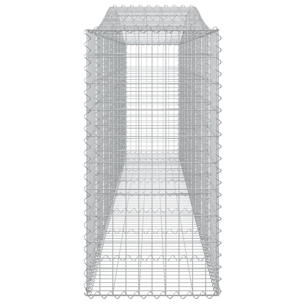 Συρματοκιβώτια Τοξωτά 15 τεμ. 400x50x100/120 εκ. Γαλβαν. Ατσάλι