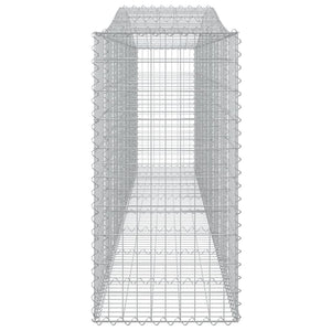Συρματοκιβώτια Τοξωτά 15 τεμ. 400x50x100/120 εκ. Γαλβαν. Ατσάλι