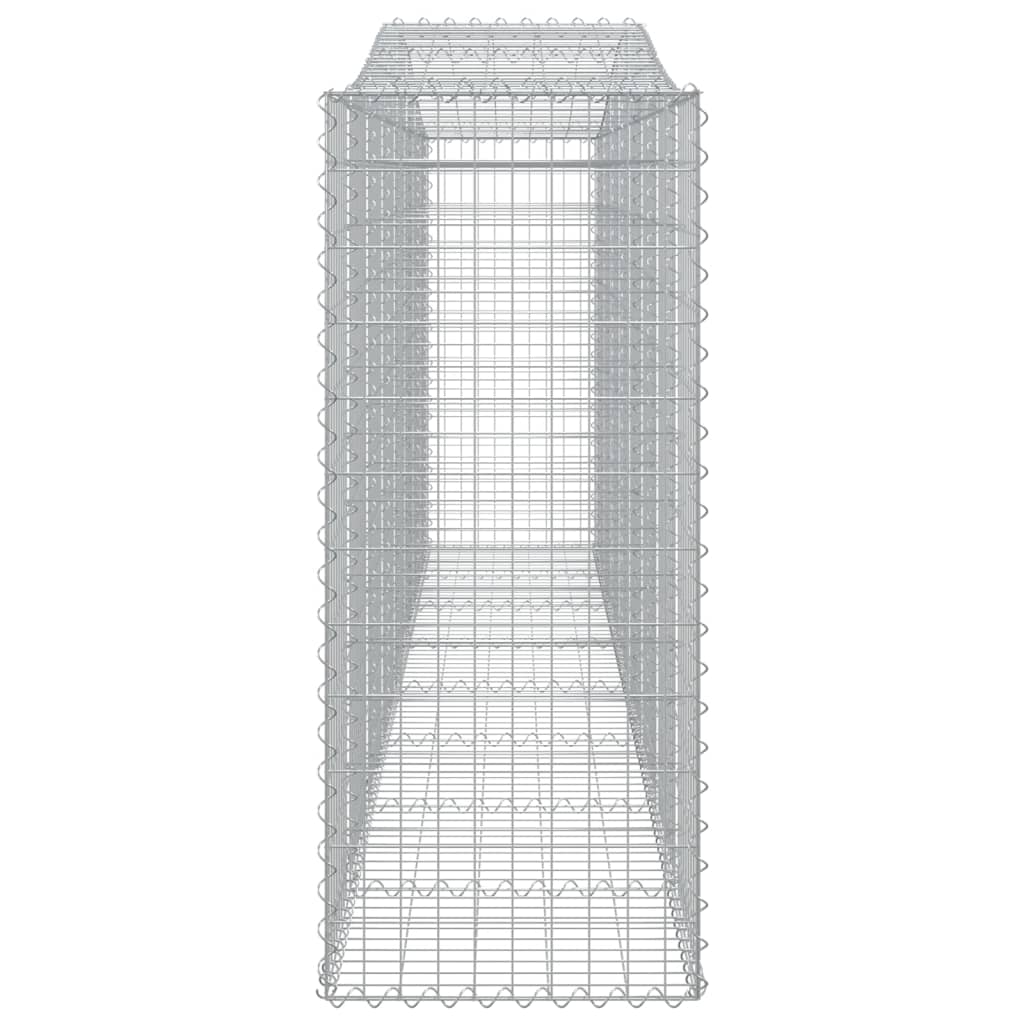 Συρματοκιβώτια Τοξωτά 10 τεμ. 400x50x120/140 εκ. Γαλβαν. Ατσάλι