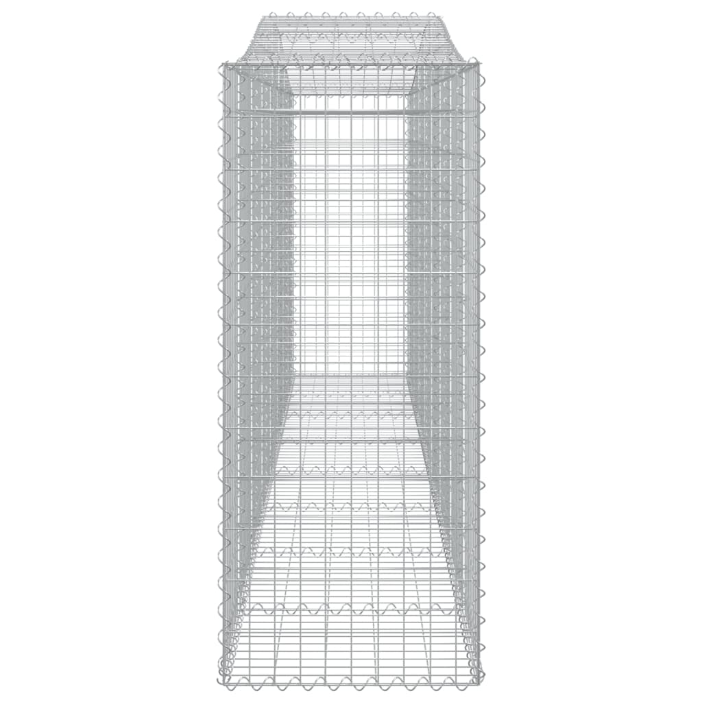 Συρματοκιβώτια Τοξωτά 15 τεμ. 400x50x120/140 εκ. Γαλβαν. Ατσάλι