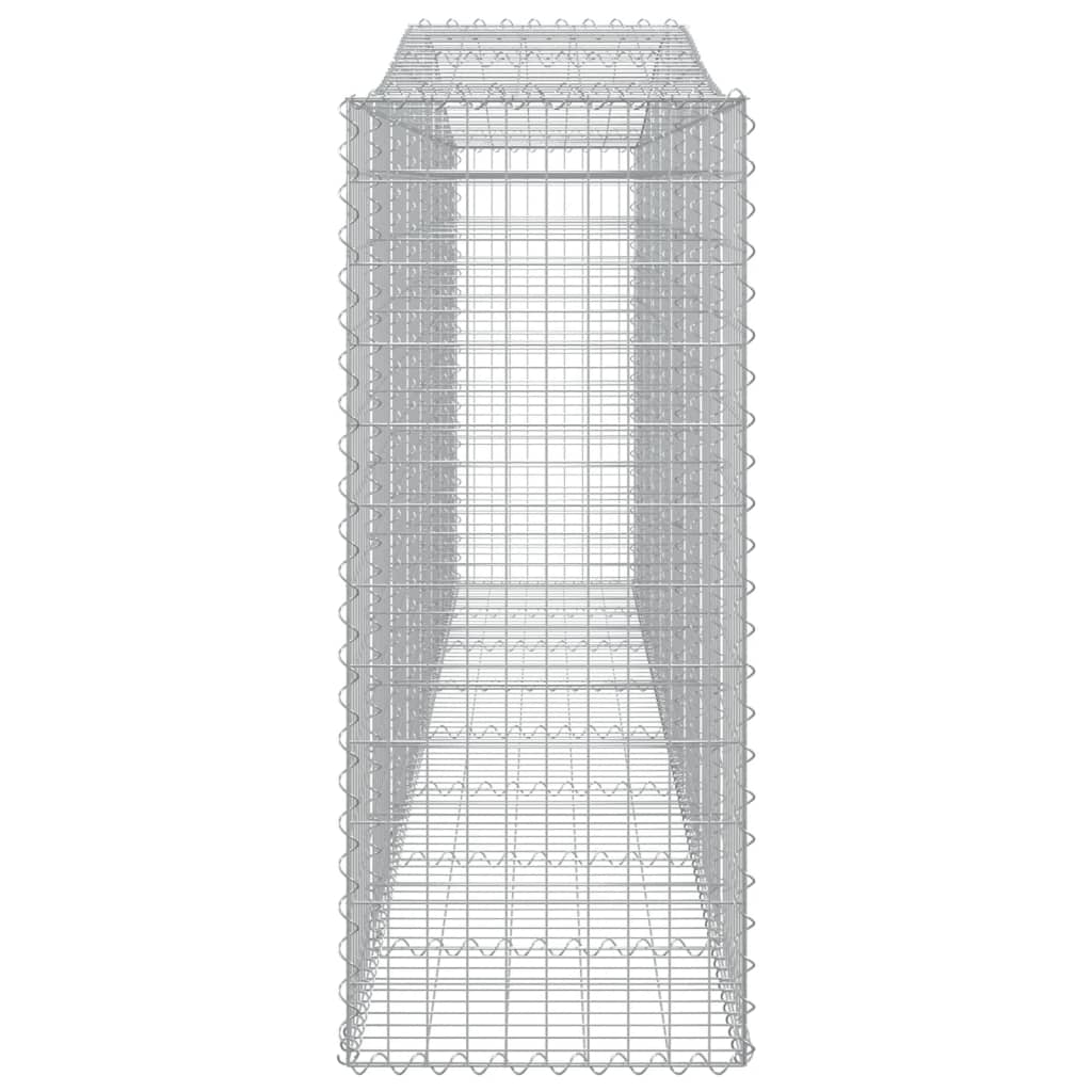 Συρματοκιβώτια Τοξωτά 20 τεμ. 400x50x120/140 εκ. Γαλβαν. Ατσάλι