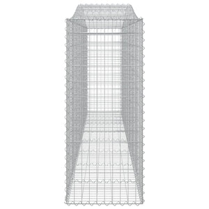 Συρματοκιβώτια Τοξωτά 20 τεμ. 400x50x120/140 εκ. Γαλβαν. Ατσάλι