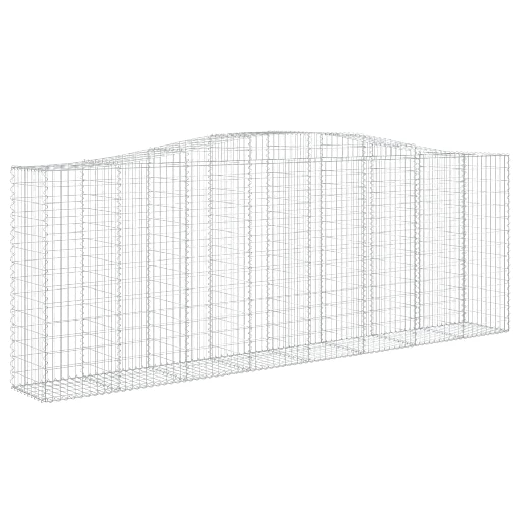 Συρματοκιβώτια Τοξωτά 6 τεμ. 400x50x140/160 εκ. Γαλβαν. Ατσάλι
