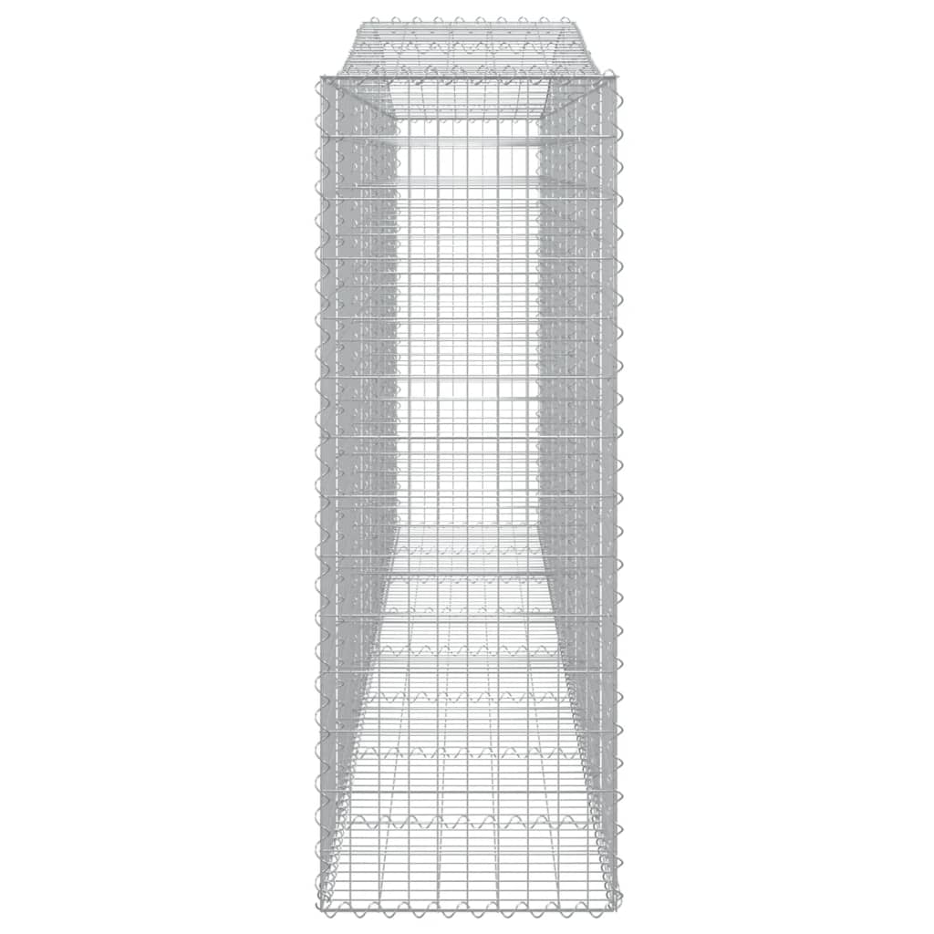 Συρματοκιβώτια Τοξωτά 6 τεμ. 400x50x140/160 εκ. Γαλβαν. Ατσάλι