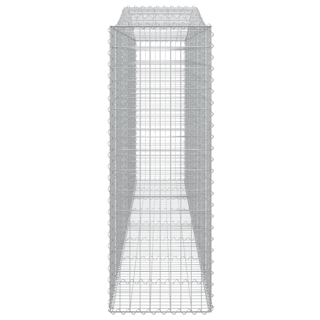 Συρματοκιβώτια Τοξωτά 9 τεμ. 400x50x140/160 εκ. Γαλβαν. Ατσάλι