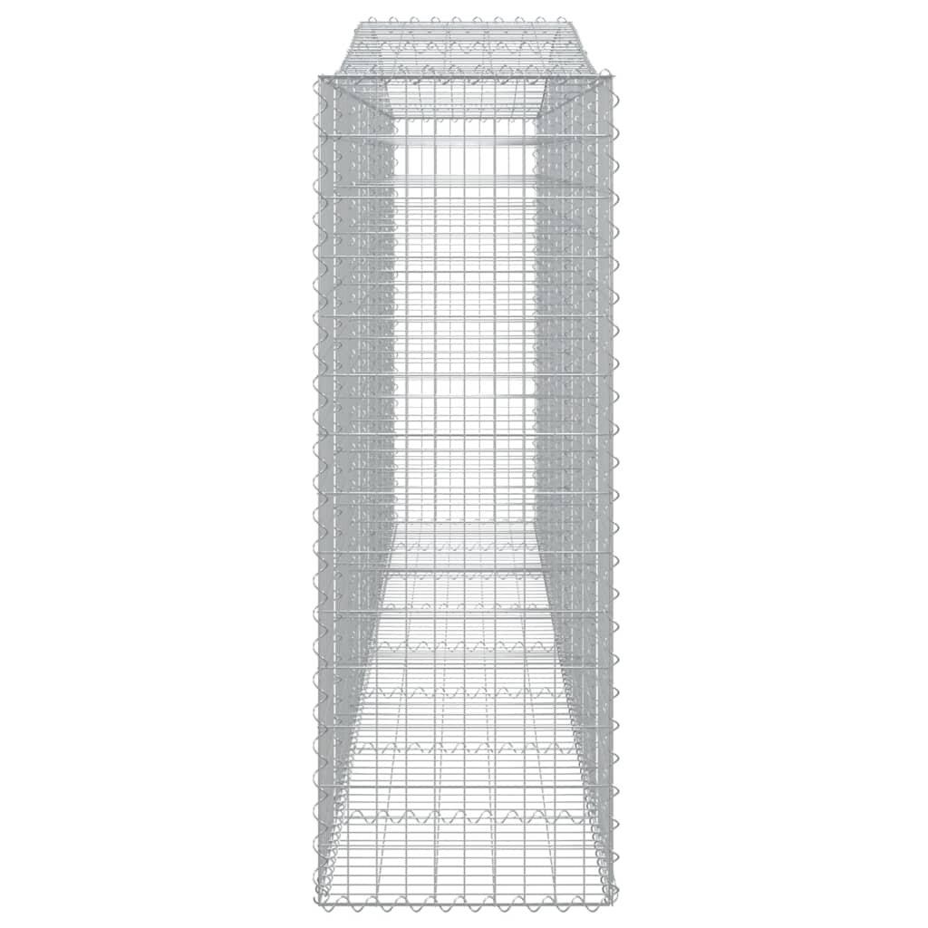 Συρματοκιβώτια Τοξωτά 10 τεμ. 400x50x140/160 εκ. Γαλβαν. Ατσάλι