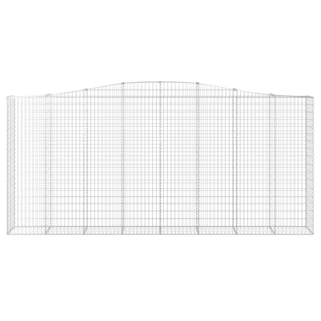 Συρματοκιβώτια Τοξωτά 6 τεμ. 400x50x180/200 εκ. Γαλβαν. Ατσάλι - Pakobazaar