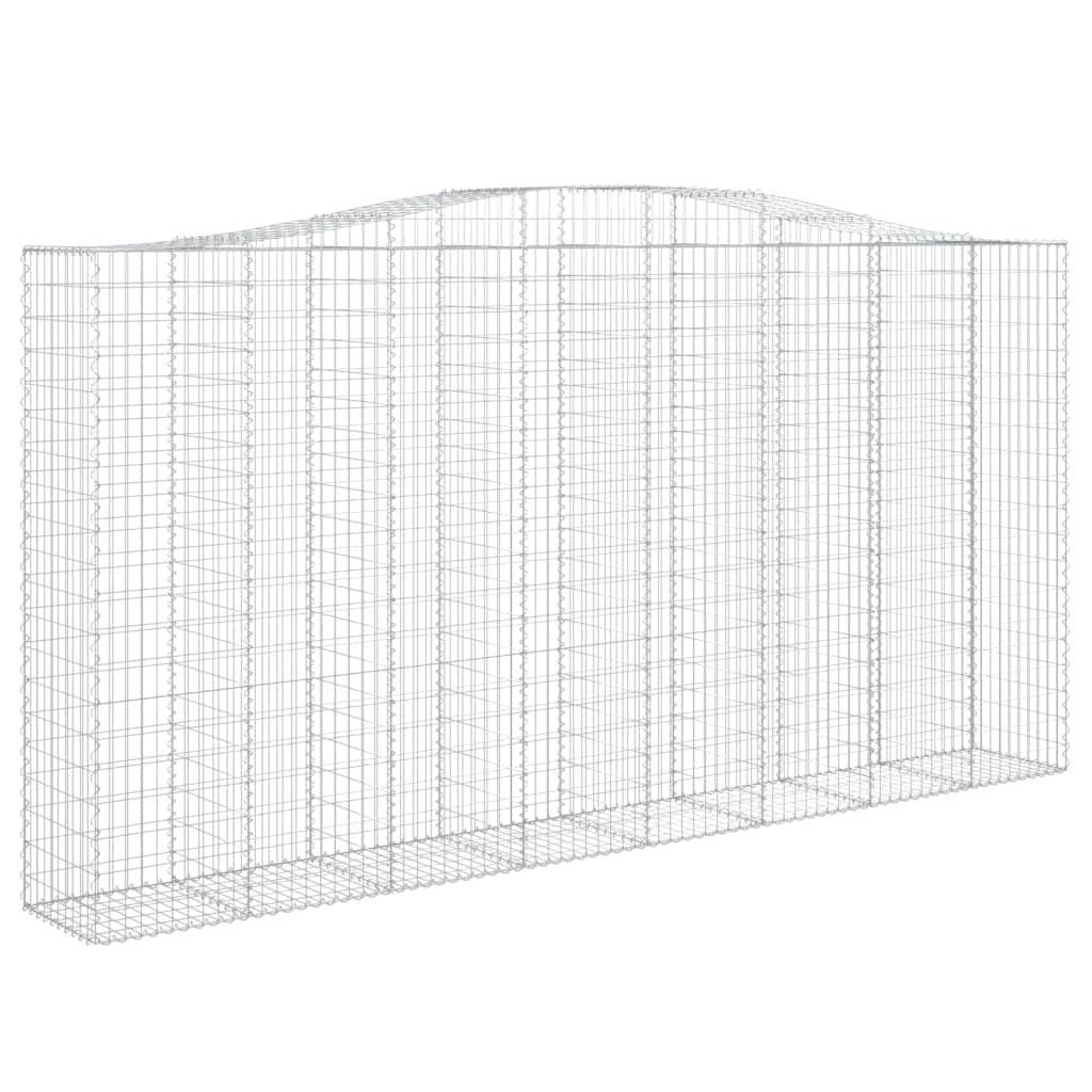 Συρματοκιβώτια Τοξωτά 20 τεμ. 400x50x200/220 εκ. Γαλβαν. Ατσάλι