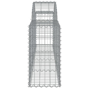 Συρματοκιβώτια Τοξωτά 50 τεμ. 200x30x60/80 εκ. Γαλβαν. Ατσάλι