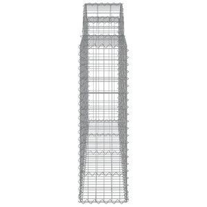 Συρματοκιβώτια Τοξωτά 10 τεμ. 200x30x100/120 εκ. Γαλβαν. Ατσάλι