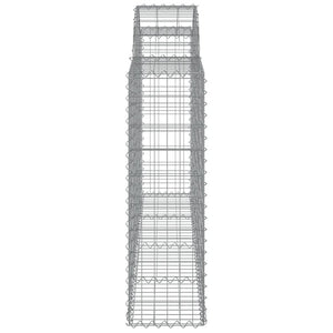 Συρματοκιβώτια Τοξωτά 12 τεμ. 200x30x100/120 εκ. Γαλβαν. Ατσάλι