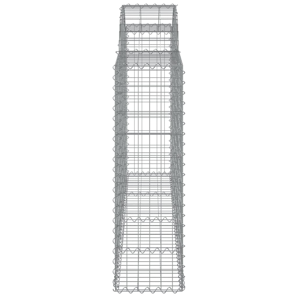 Συρματοκιβώτια Τοξωτά 40 τεμ. 200x30x100/120 εκ. Γαλβαν. Ατσάλι - Pakobazaar